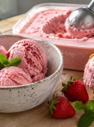 Domowe lody truskawkowe – prosty przepis na kremowy deser