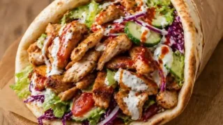 Grillowany kebab z warzywami