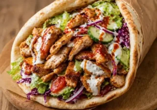 Grillowany kebab z warzywami