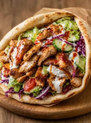 Grillowany kebab z warzywami