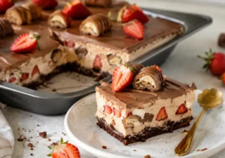 Kinder Bueno z truskawkami – prosty przepis na efektowny deser bez pieczenia