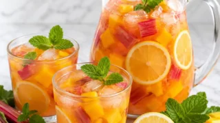 Lemoniada rabarbarowa z mango