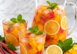Lemoniada rabarbarowa z mango
