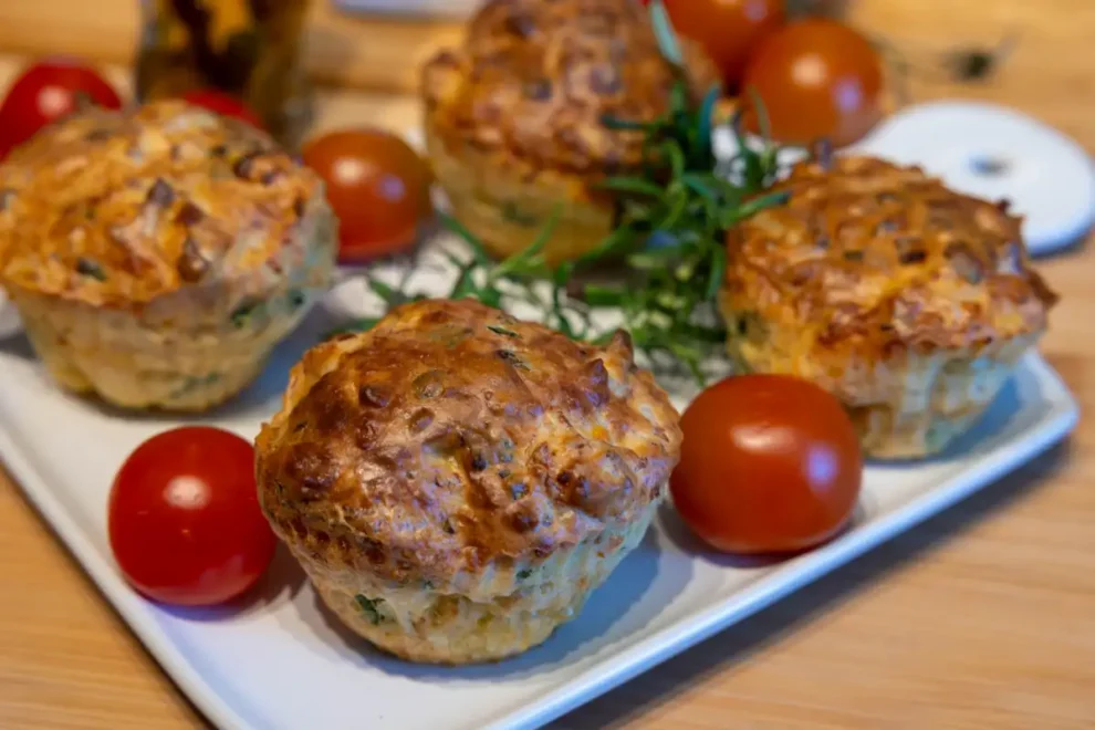 Wytrawne muffinki z kurczakiem