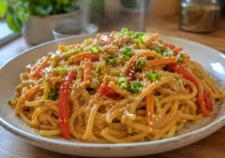 Noodle w sosie orzechowym – prosty przepis na szybki i sycący obiad