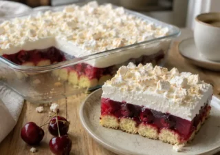 Ciasto zemsta teściowej bez pieczenia – prosty przepis na lekki deser z wiśniami