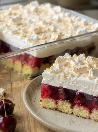 Ciasto zemsta teściowej bez pieczenia – prosty przepis na lekki deser z wiśniami