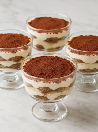 Tiramisu w pucharkach