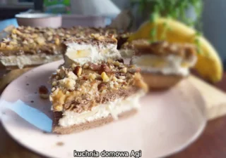 Ciasto bez pieczenia ze śmietanką i serkiem MASCARPONE "bananowiec" i "truskawkowe"