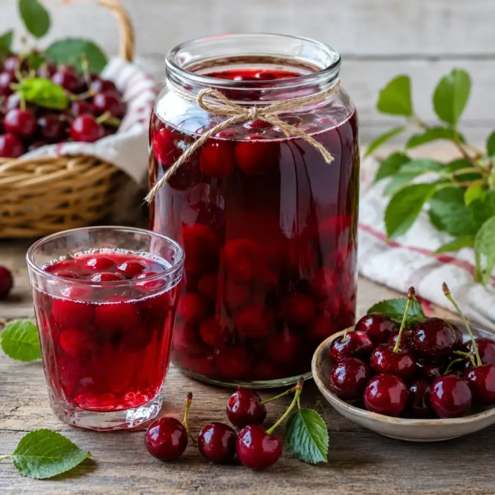 Wiśniowy kompot