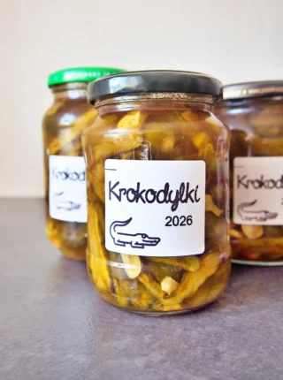 Krokodylki – chrupiące ogórki słodko-pikantne do słoików