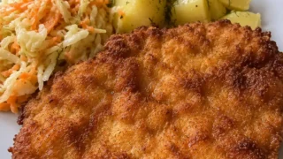 Schabowy z musztardą smażony na smalcu – klasyczny obiad w wyrazistej wersji