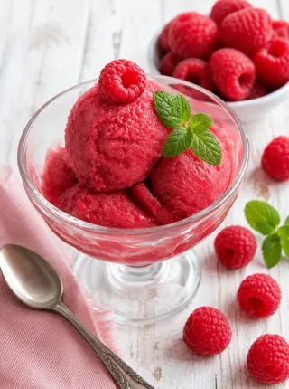 Sorbet malinowy