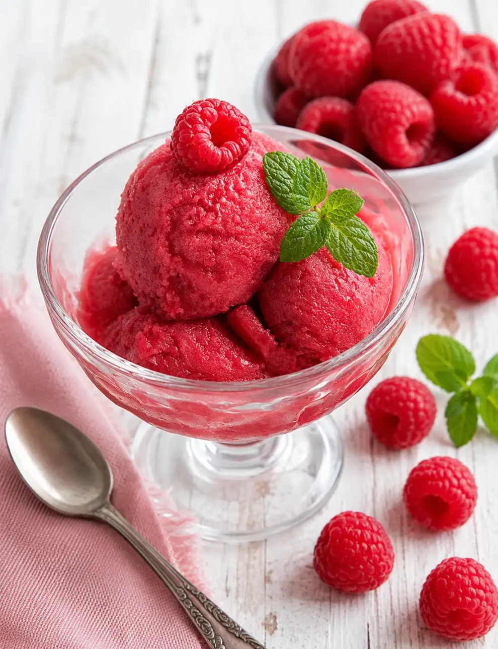 Sorbet malinowy
