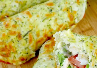 Wrapy z cukinii – lekki pomysł na obiad lub kolację