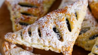 Ciasteczka makowe z ciasta francuskiego