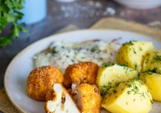 Kalafior pieczony w parmezanowej panierce