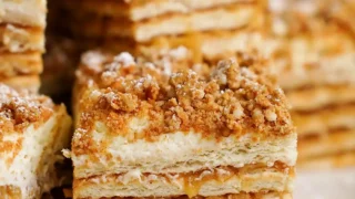 Ciasto z jabłkami bez pieczenia