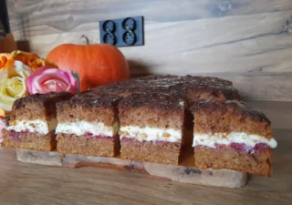 Ciasto dyniowe z kremem