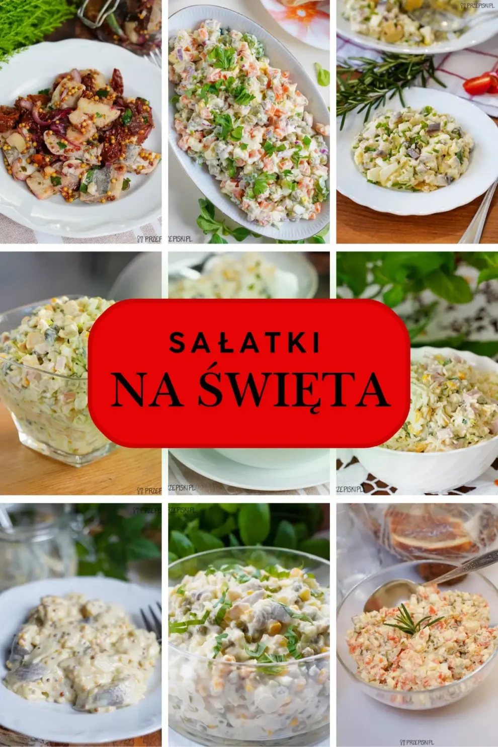 Sałatki na Święta – 15 sprawdzonych i pysznych propozycji na świąteczny stół
